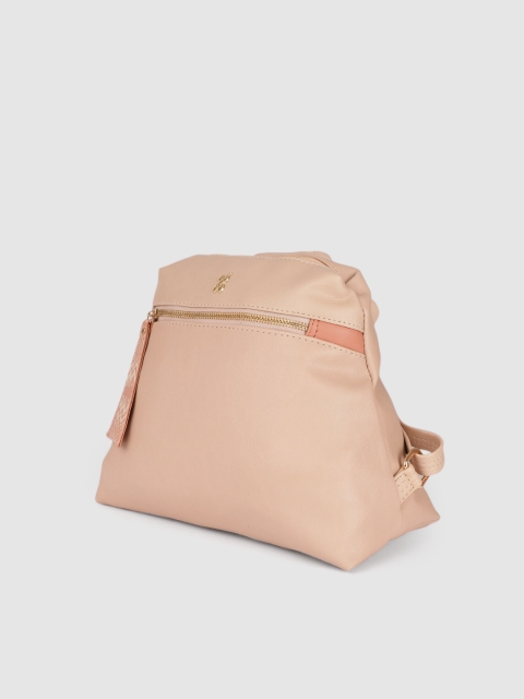 Baggit Women Beige Backpack