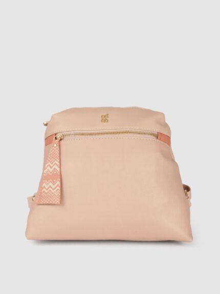 Baggit Women Beige Backpack