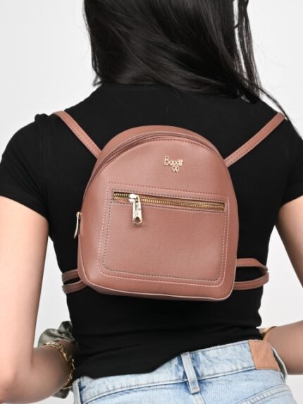 Baggit Women Brand Logo PVC Backpack