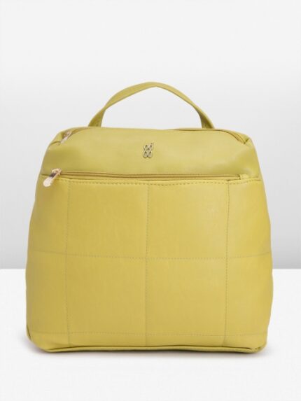 Baggit Women Checked Small Backpack