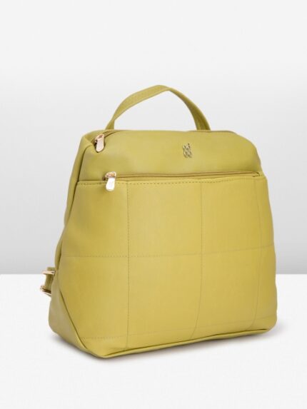 Baggit Women Checked Small Backpack
