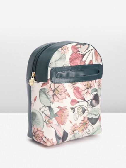Baggit Women Printed Small Backpack Cum Handbag