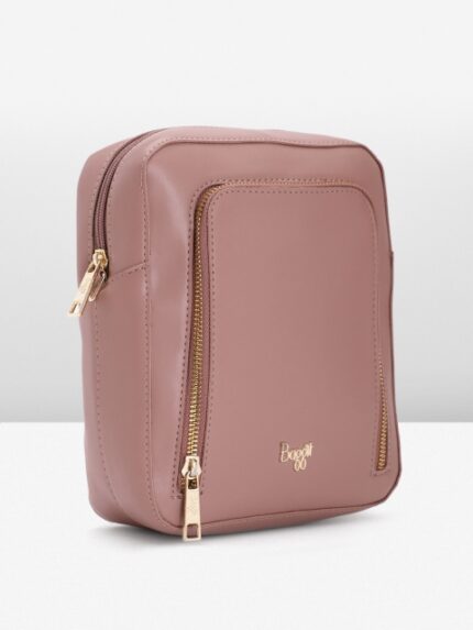 Baggit Women Solid Backpack Cum Sling Bag