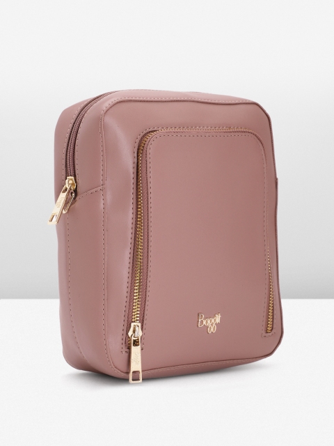 Baggit Women Solid Backpack Cum Sling Bag