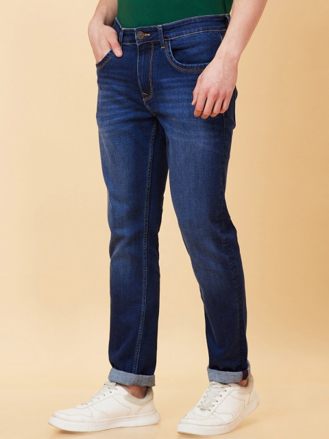 Being Human Men Slim Fit Mid Rise Clean Look Light Fade Jeans