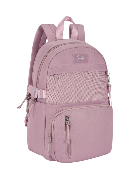 Buy Genie Women Solid Pink Water Resistant 14
