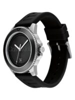 Calvin Klein Men Aqueous Brand Logo Textured Dial & Textured Strap Analogue Watch 25200386