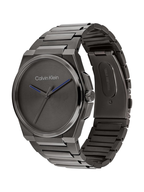 Calvin Klein Men Meta-Minimal Bracelet Style Analogue Watch 25200458-Grey