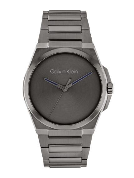 Calvin Klein Men Meta-Minimal Bracelet Style Analogue Watch 25200458-Grey