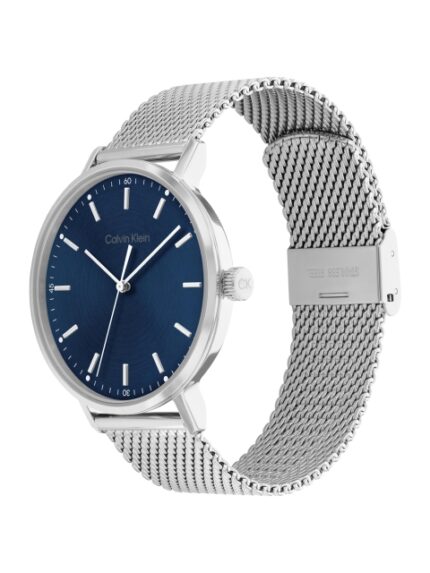Calvin Klein Men Modern Mesh Stainless Steel Bracelet Style Analogue Watch 25200045