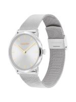 Calvin Klein Unisex Exceptional Braided Analogue Watch 25300001-Silver