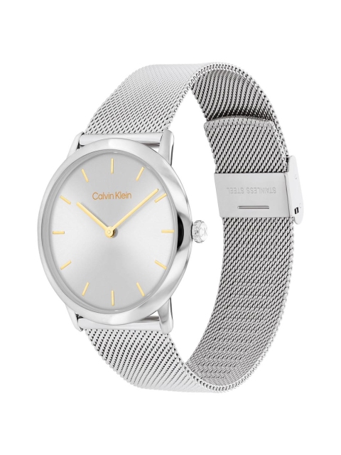 Calvin Klein Unisex Exceptional Braided Analogue Watch 25300001-Silver