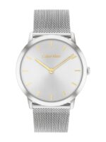 Calvin Klein Unisex Exceptional Braided Analogue Watch 25300001-Silver