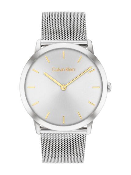 Calvin Klein Unisex Exceptional Braided Analogue Watch 25300001-Silver