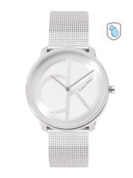 Calvin Klein Unisex Iconic Brand Logo Patterned Analogue Watch 25200027