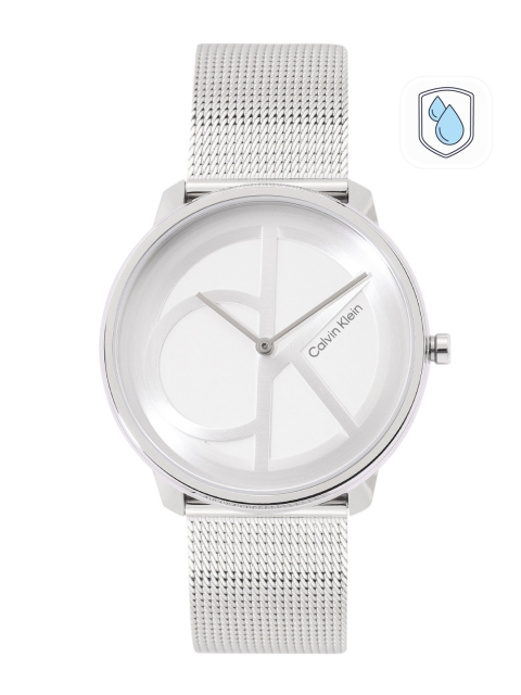 Calvin Klein Unisex Iconic Brand Logo Patterned Analogue Watch 25200027
