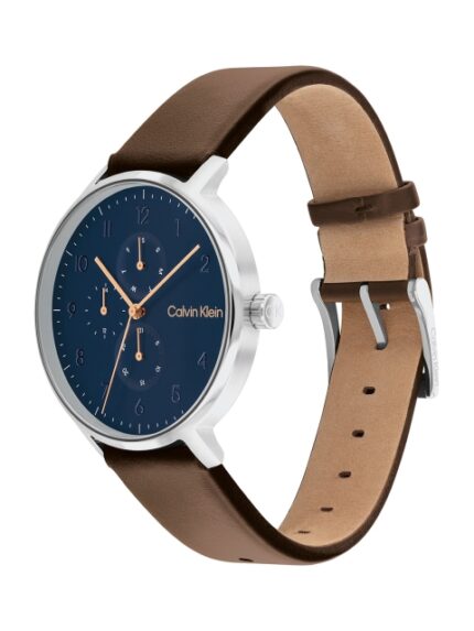 Calvin Klein Unisex Stun Leather Analogue Watch 25200406