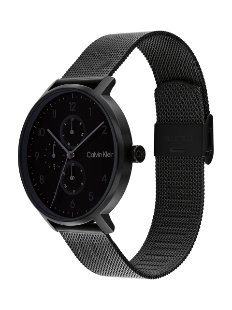 Calvin Klein Unisex Stun Stainless Steel Textured Analogue Watch 25200401