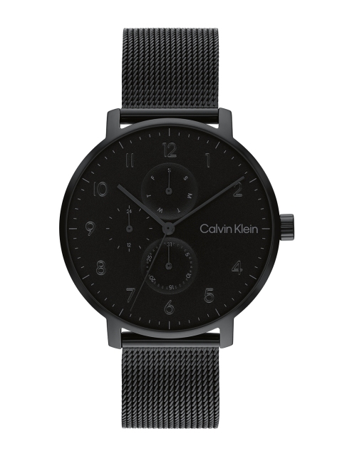 Calvin Klein Unisex Stun Stainless Steel Textured Analogue Watch 25200401
