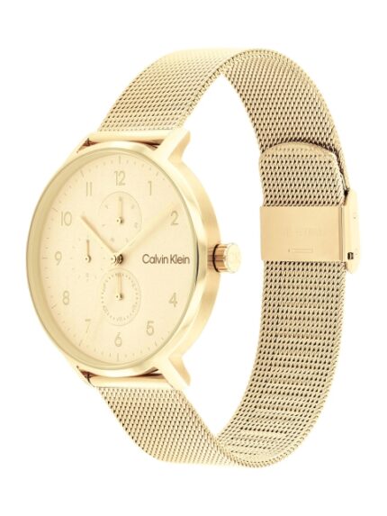 Calvin Klein Unisex Stun Stainless Steel Textured Analogue Watch 25200403