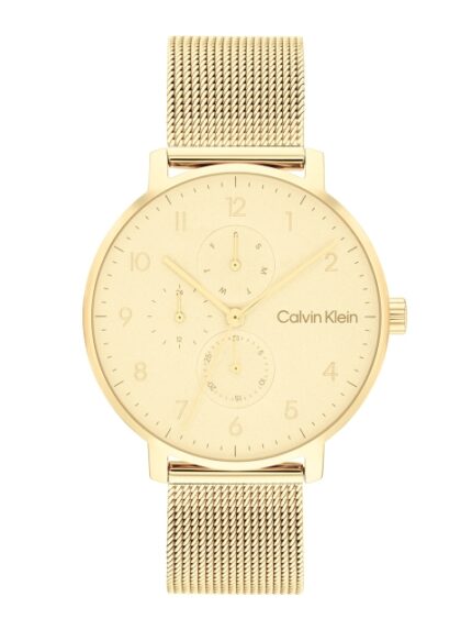 Calvin Klein Unisex Stun Stainless Steel Textured Analogue Watch 25200403