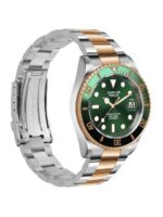 CARLOS PHILIP Men Brass Embellished Dial & Stainless Steel Bracelet Style Straps Analogue Automatic Motion Watch