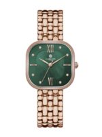 Carlton London Women Dial & Stainless Steel Bracelet Style Straps Analogue Watch CLSSCDGRN