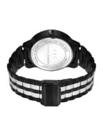 CHARLIEKEEN Men Brass Dial & Stainless Steel Straps Analogue Watch CC-GR004-SLV-CH