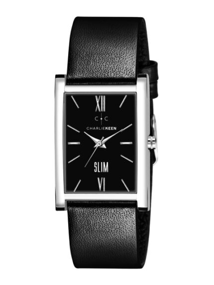 CHARLIEKEEN Men Brass Dial & Straps Analogue Watch CC-GSQ214-BLK-BLK