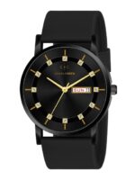 CHARLIEKEEN Men Brass Round Dial & Straps Analogue Watch CC-GR318
