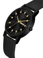 CHARLIEKEEN Men Brass Round Dial & Straps Analogue Watch CC-GR318