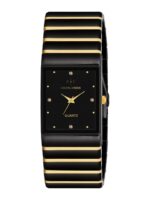 CHARLIEKEEN Men Embellished Dial & Wrap Around Straps Analogue Watch CC-GSQ003-GLD-CH