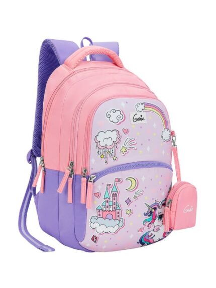 Genie Girls Graphic Printed Backpack