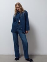 H&M Women Straight High Jeans