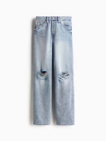H&M Women Straight High Jeans