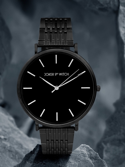JOKER & WITCH Unisex Black Analogue Watch AMWW396