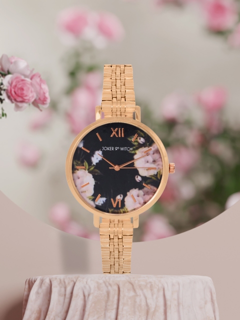 JOKER & WITCH Women Black Analogue Watch