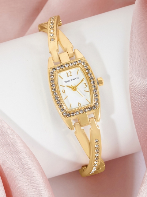 JOKER & WITCH Women Embellished Dial & Bracelet Style Straps Analogue Watch AMWW962