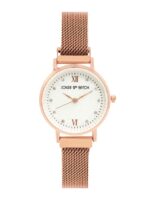 JOKER & WITCH Women White & Rose Gold Analogue Watch AMWW256