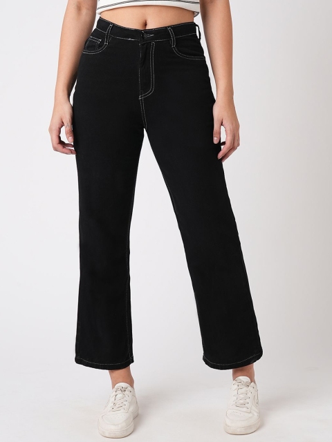 Kraus Jeans Women Straight Fit High-Rise Jeans