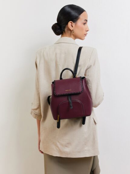 MIRAGGIO Clair Wine Backpack with Adjustable Strap