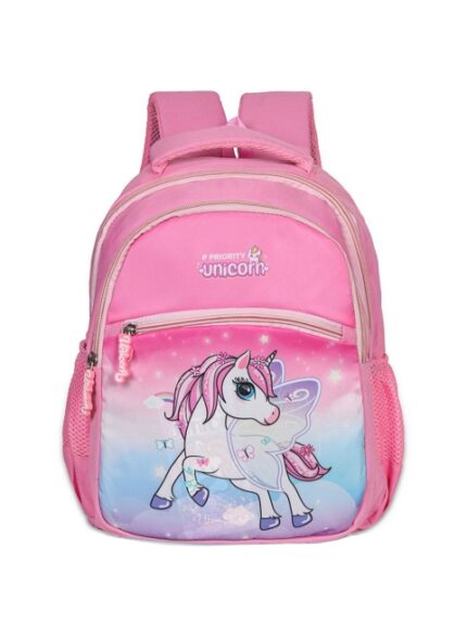 Priority Girls Unicorn Printed School Backpack