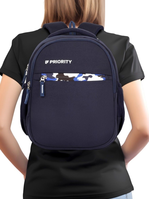 Priority Unisex Kids Brand Logo Backpack