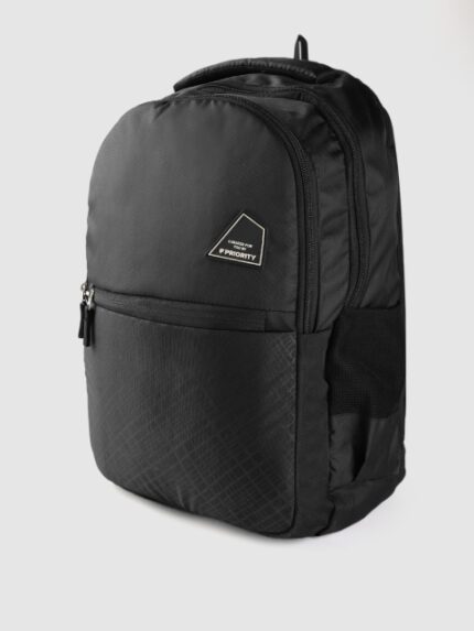 Priority Unisex Stripe Printed Laptop Backpack-38L
