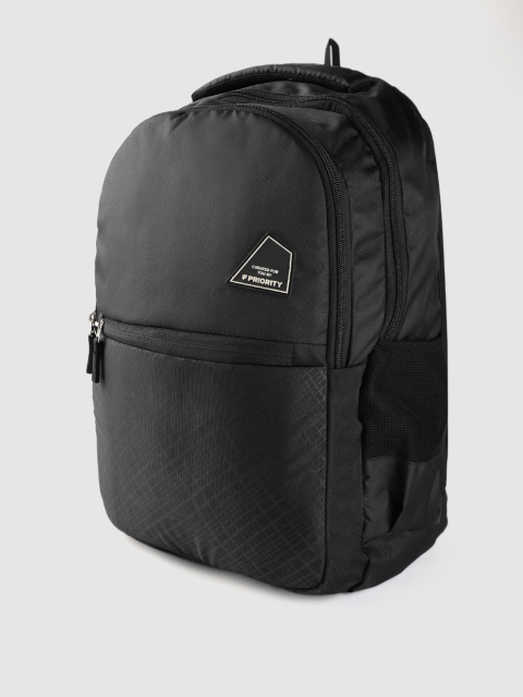 Priority Unisex Stripe Printed Laptop Backpack-38L