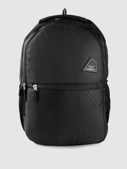 Priority Unisex Stripe Printed Laptop Backpack-38L