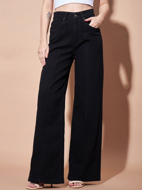 SASSAFRAS BASICS Women Clean Look No Fade High-Rise Jeans