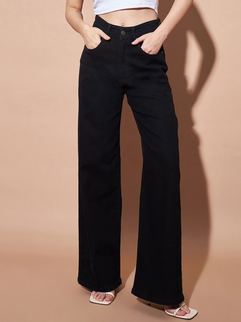 SASSAFRAS BASICS Women Clean Look No Fade High-Rise Jeans
