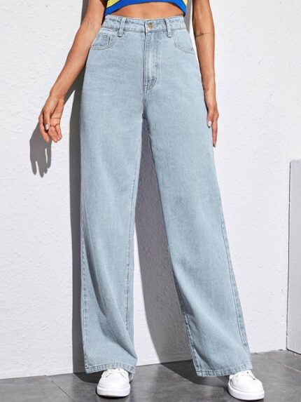 Stylecast X Kotty Women Jean Straight Fit High-Rise Stretchable Jeans