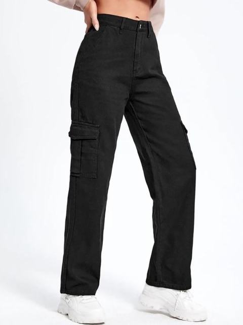 Stylecast X Kotty Women Regular Fit High-Rise Clean Look Stretchable Cotton Jeans